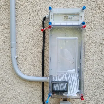 Új elektromos hálózat szabványos rákötése az új mérőhelyre